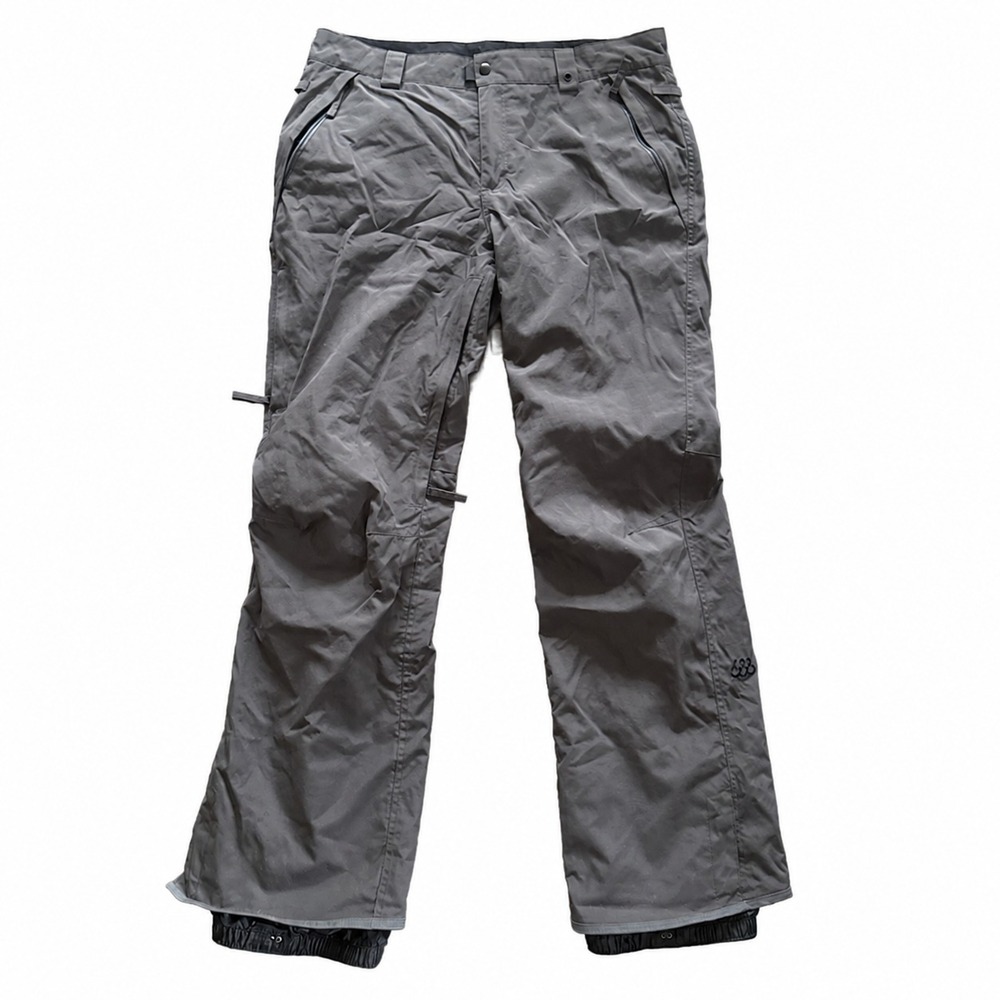 686 Standard Shell Pants Men Large infiDRY 5K Dark Gray Ski Snowboard Waterproof